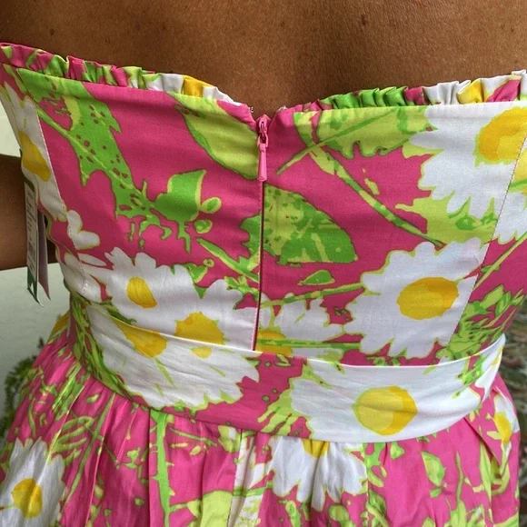 Lilly Pulitzer Strapless dress-size-10 - Picture 8 of 8